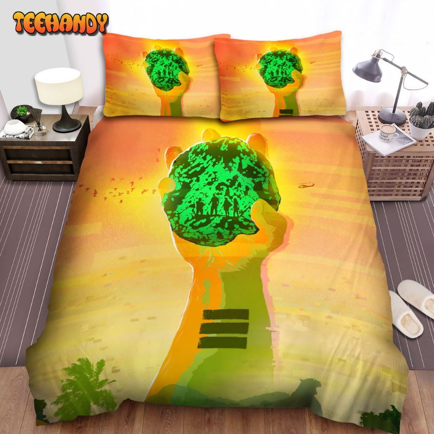 Jumanji Welcome To The Jungle Movie Hand Poster Comforter Bedding Sets