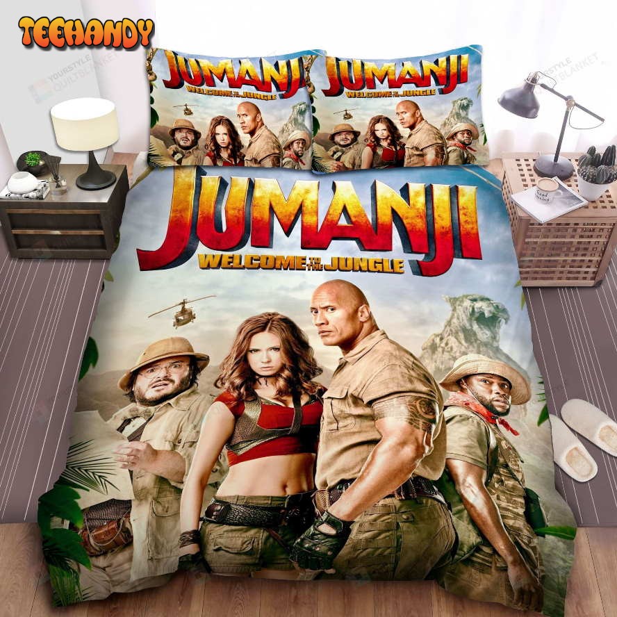 Jumanji Welcome To The Jungle Theatrical Poster Comforter Bedding Sets