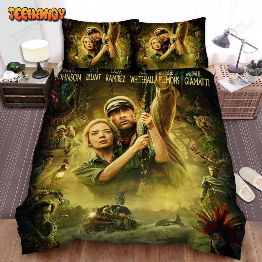 Jungle Cruise Frank &amp Lily Houghton Poster Spread Comforter Bedding Sets