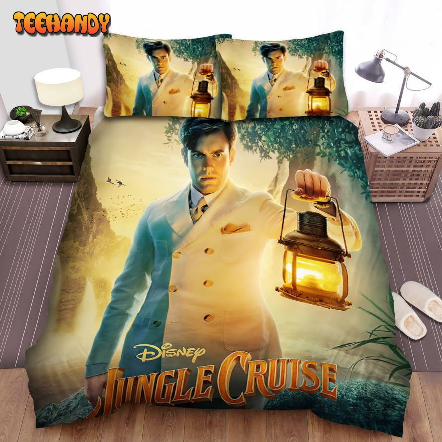 Jungle Cruise Jack Whitehall Poster Spread Comforter Duvet Cover Bedding Sets