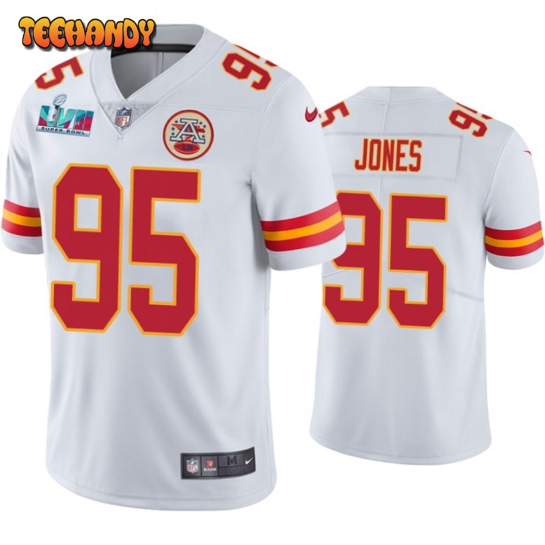 Kansas City Chiefs Chris Jones Super Bowl LVII White Limited Jersey