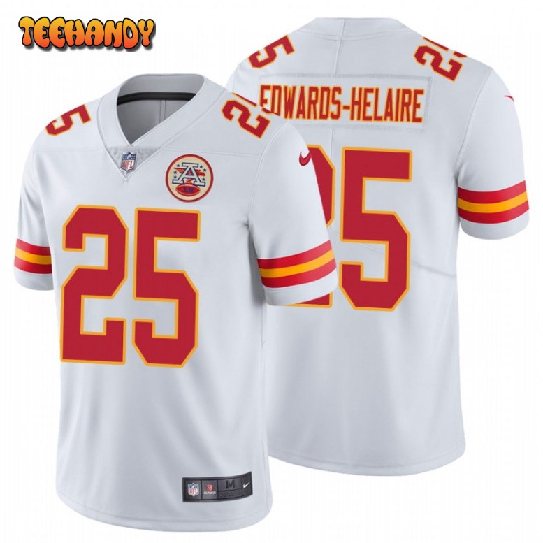 Kansas City Chiefs Clyde Edwards-Helaire White Limited Jersey