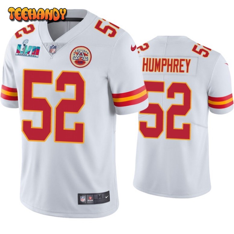 Kansas City Chiefs Creed Humphrey Super Bowl LVII White Limited Jersey