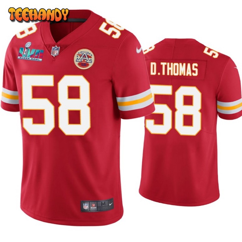 Kansas City Chiefs Derrick Thomas Super Bowl LVII Red Limited Jersey