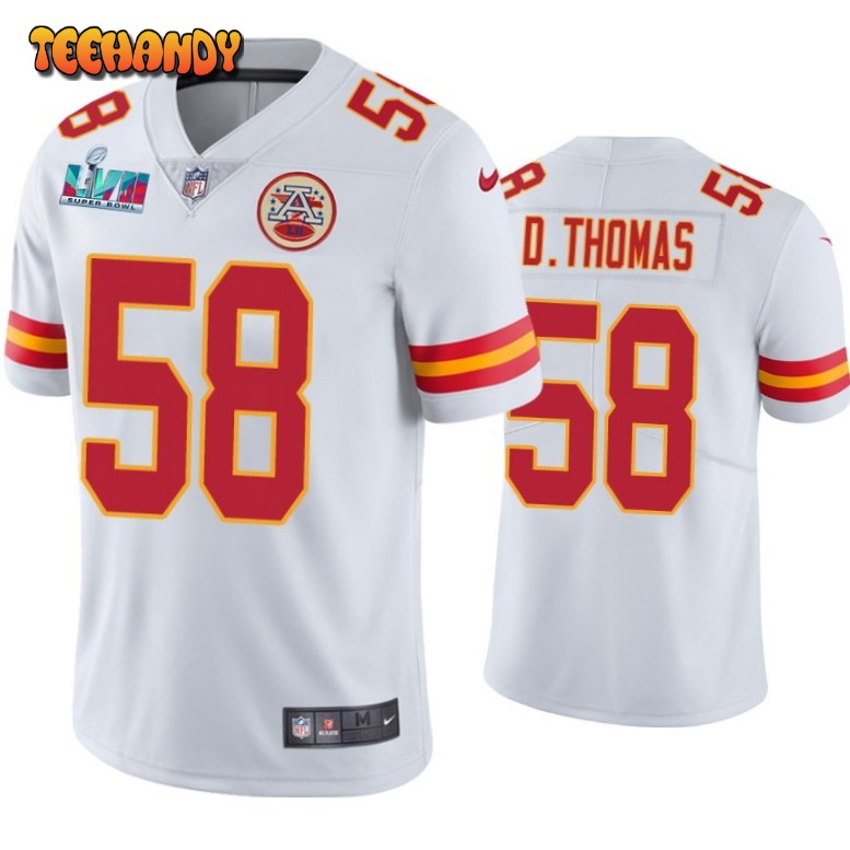 Kansas City Chiefs Derrick Thomas Super Bowl LVII White Limited Jersey