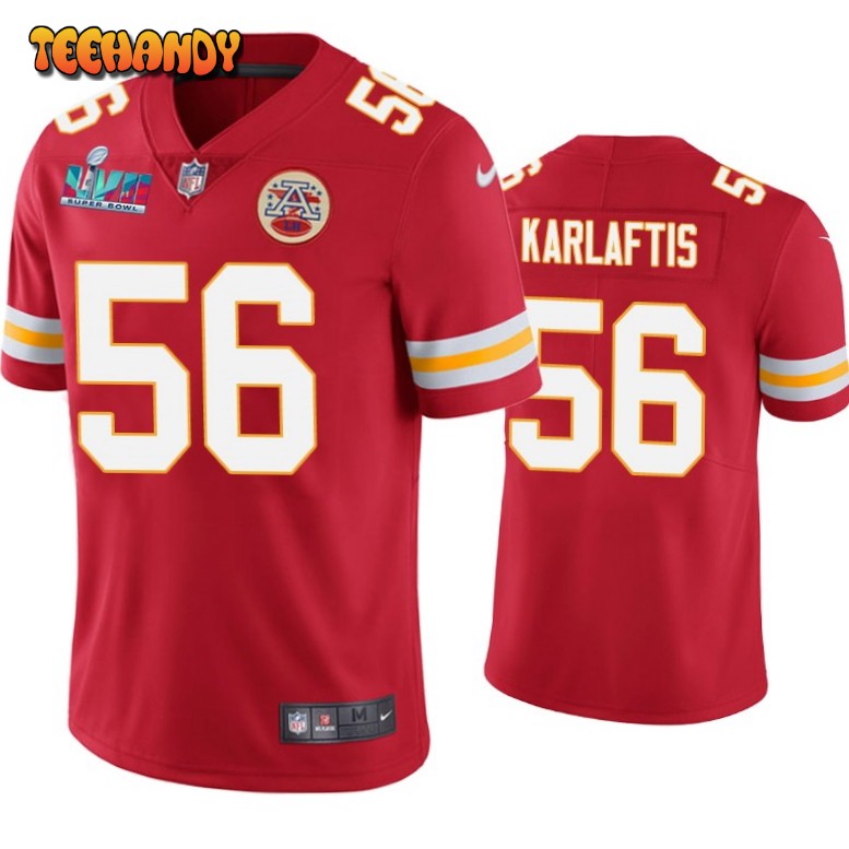 Kansas City Chiefs George Karlaftis Super Bowl LVII Red Limited Jersey