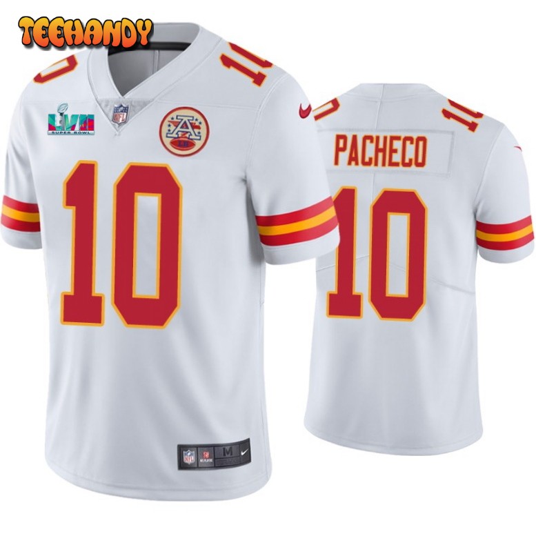 Kansas City Chiefs Isaih Pacheco Super Bowl LVII White Limited Jersey