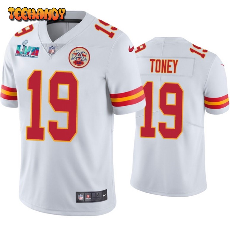 Kansas City Chiefs Kadarius Toney Super Bowl LVII White Limited Jersey