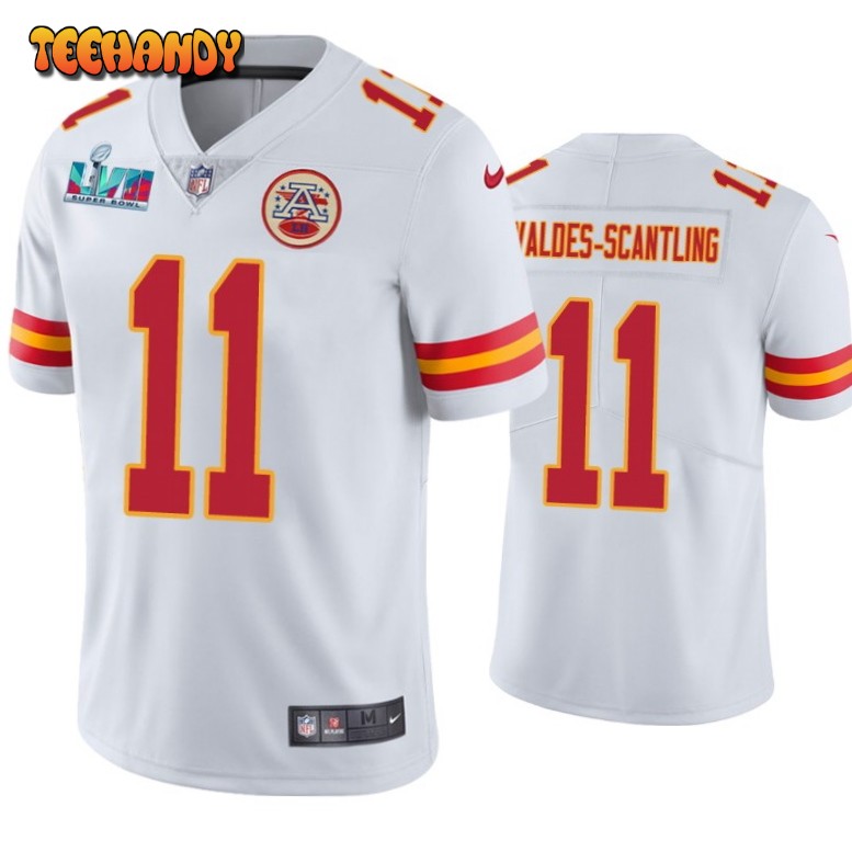 Kansas City Chiefs Marquez Valdes-Scantling Super Bowl LVII White Limited Jersey