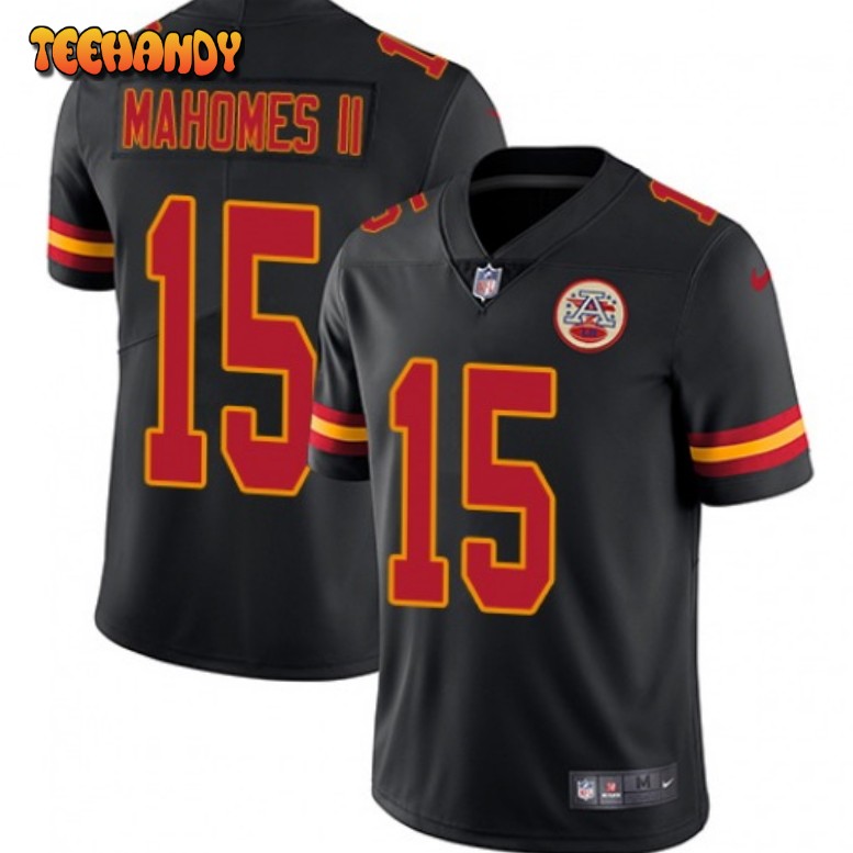 Kansas City Chiefs Patrick Mahomes II Black Color Rush Limited Jersey