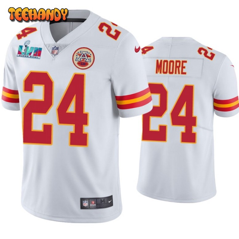 Kansas City Chiefs Skyy Moore Super Bowl LVII White Limited Jersey