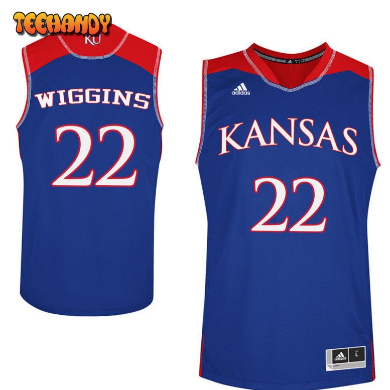 Kansas Jayhawks Andrew Wiggins Royal Alternate Jersey