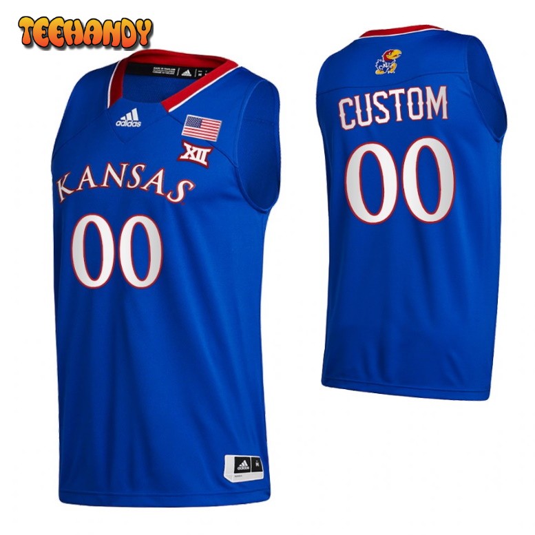 Kansas Jayhawks Custom Royal Authentic College Basketball Jersey