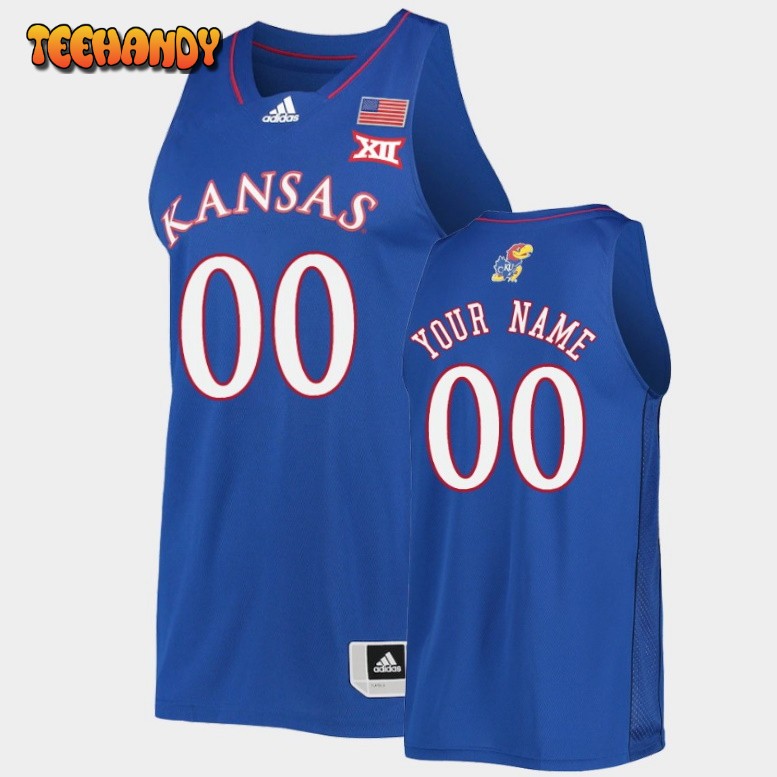 Kansas Jayhawks Custom Royal College Basketball Jersey