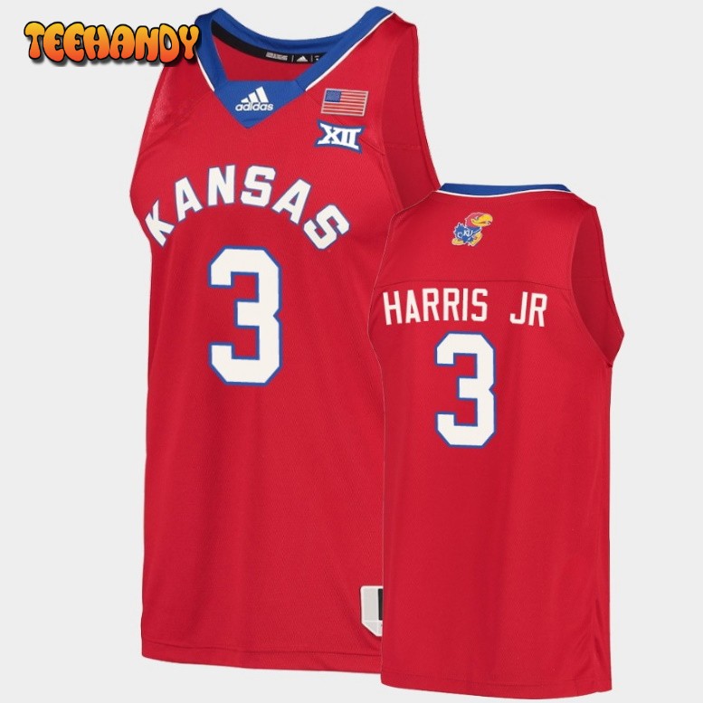 Kansas Jayhawks Dajuan Harris Jr. Red College Basketball Jersey