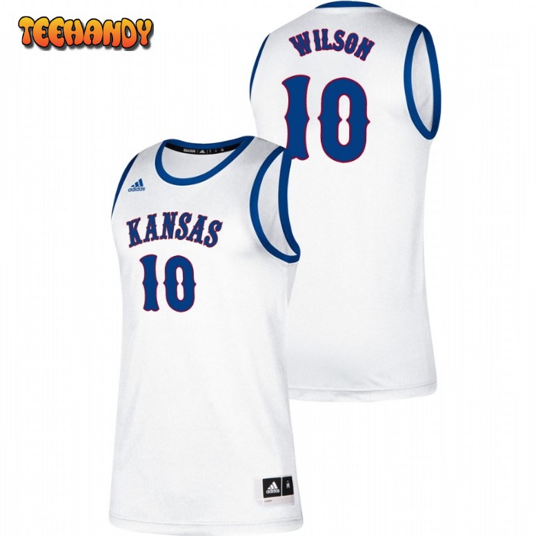 Kansas Jayhawks Jalen Wilson White Classic College Basketball Jersey