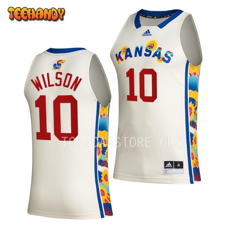 Kansas Jayhawks Jalen Wilson White Honoring Black Excellence Jersey