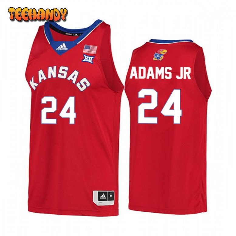 Kansas Jayhawks K.J. Adams Jr. Red College Basketball Jersey