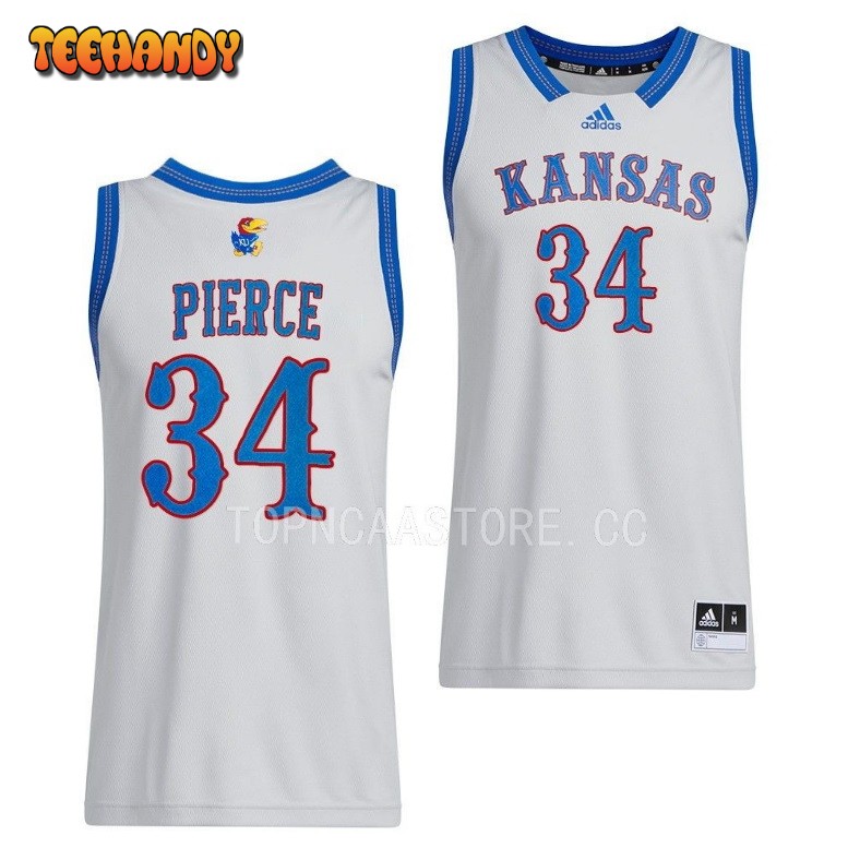 Kansas Jayhawks Paul Pierce 2023 Gray Jersey