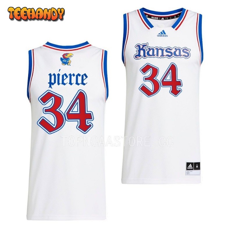 Kansas Jayhawks Paul Pierce 2023 White Jersey