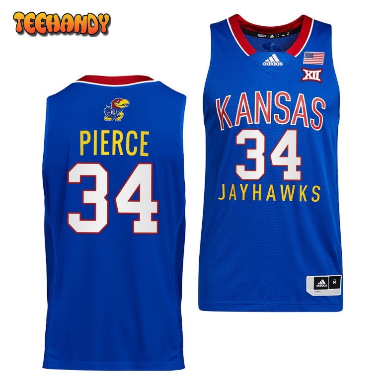 Kansas Jayhawks Paul Pierce Royal Throwback Jersey