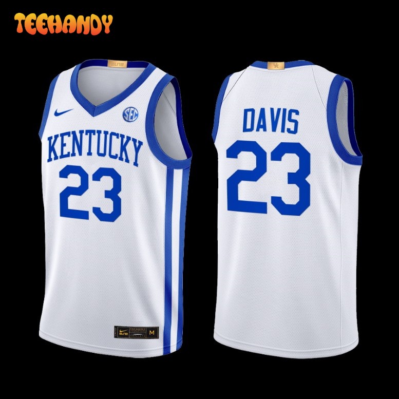 Kentucky Wildcats Anthony Davis 2022-23 White Alumni Basketball Jersey