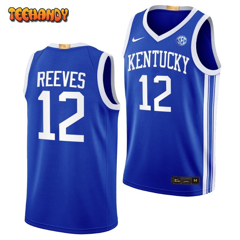 Kentucky Wildcats Antonio Reeves 2023 Royal Away College Basketball Jersey