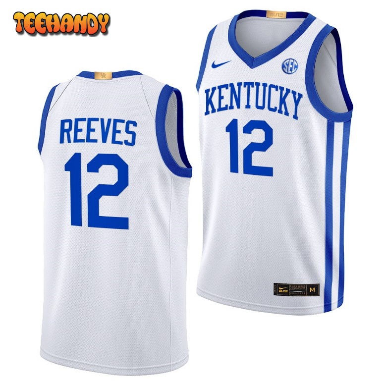 Kentucky Wildcats Antonio Reeves 2023 White Elite Home College Basketball Jersey