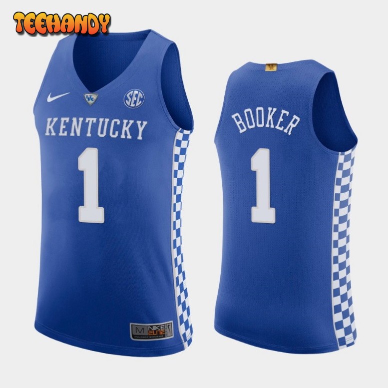 Kentucky Wildcats Devin Booker Royal Authentic College Basketball Jersey