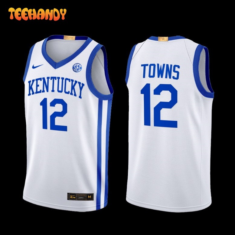 Kentucky Wildcats Karl-Anthony Towns 2022-23 White Alumni Basketball Jersey