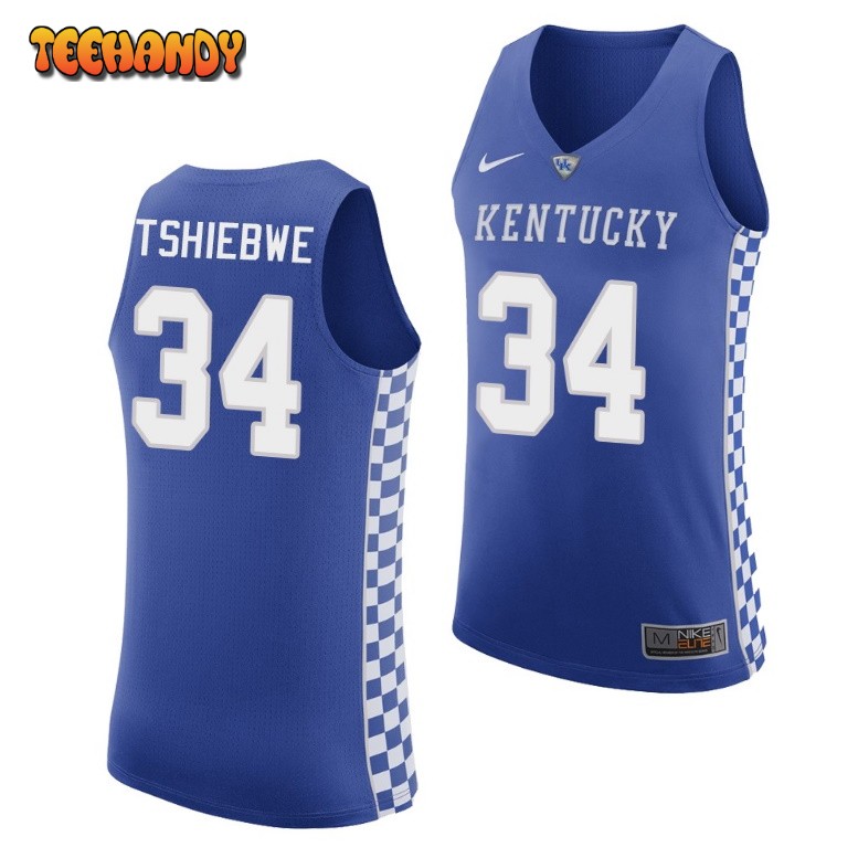 Kentucky Wildcats Oscar Tshiebwe Royal Authentic College Basketball Jersey