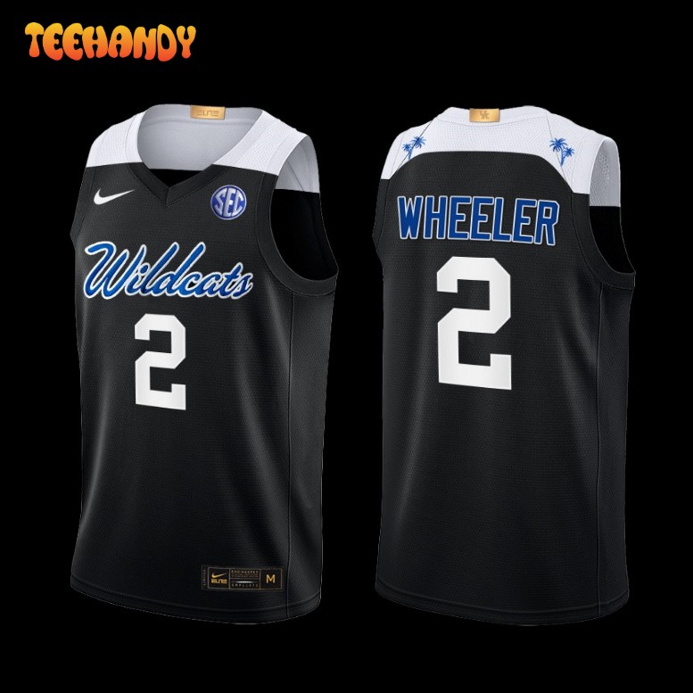 Kentucky Wildcats Sahvir Wheeler 2022-23 Black Elite Jersey