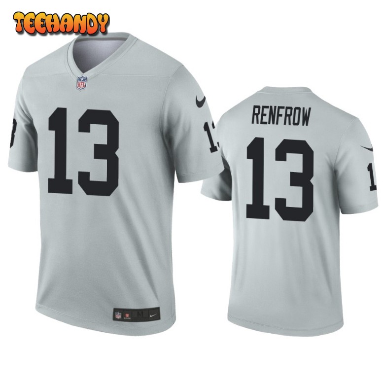 Las Vegas Raiders Hunter Renfrow Silver Inverted Limited Jersey