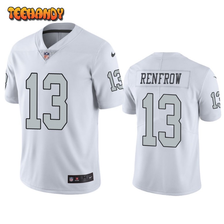 Las Vegas Raiders Hunter Renfrow White Color Rush Limited Jersey