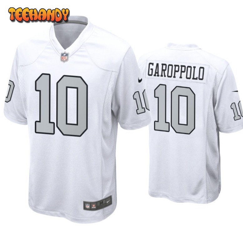 Las Vegas Raiders Jimmy Garoppolo White Color Rush Limited Jersey