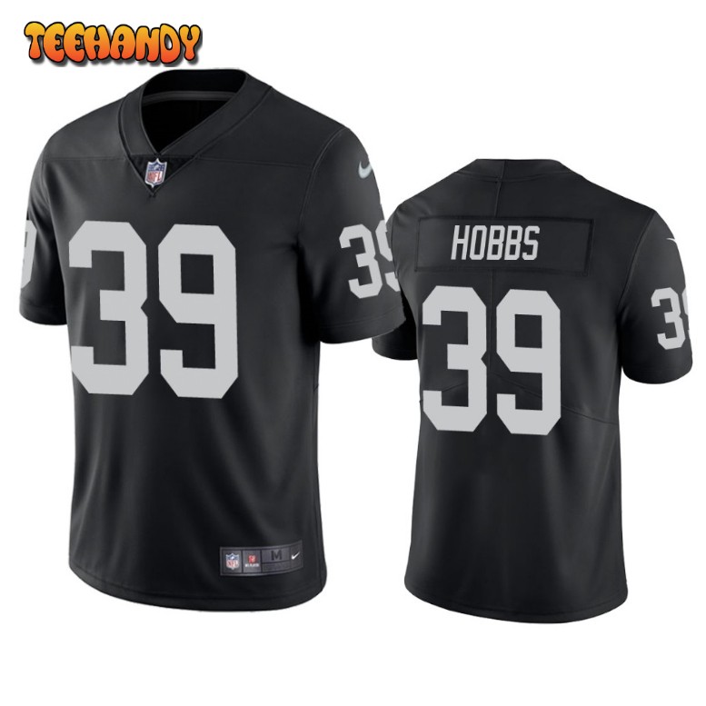 Las Vegas Raiders Nate Hobbs Black Limited Jersey