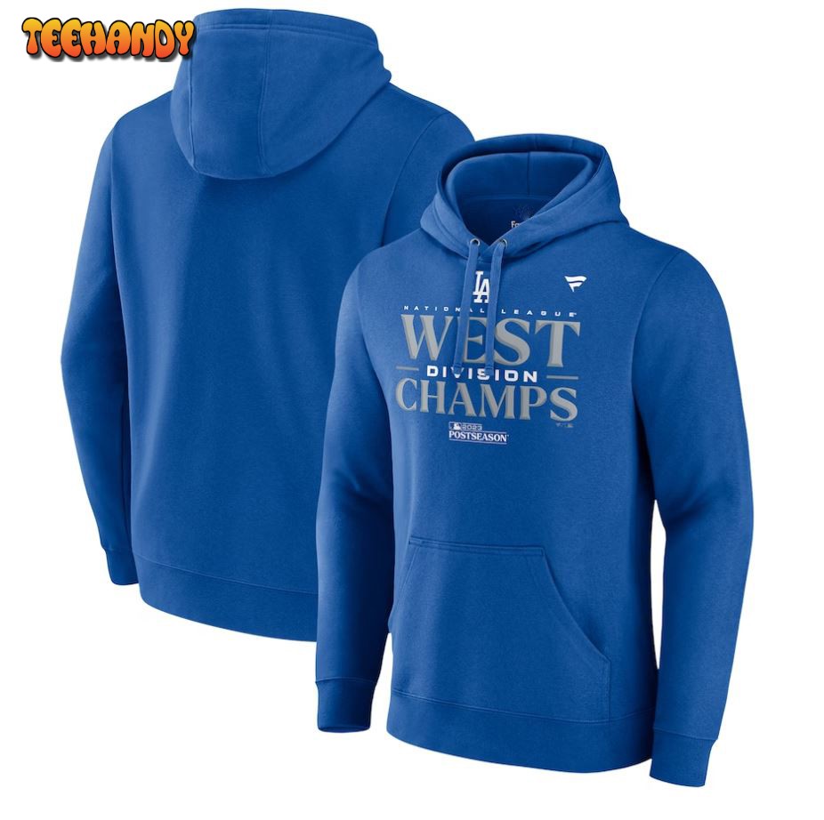 Los Angeles Dodgers 2023 NL West Division Champions Locker Room Pullover Hoodie