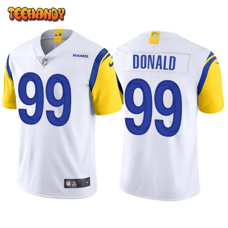 Los Angeles Rams Aaron Donald White Throwback Limited Jersey