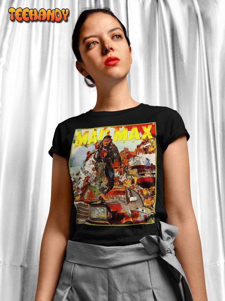 Mad Max Fury Road Soft T Shirt, Mad Max Fury Road Movie Poster T-Shirt