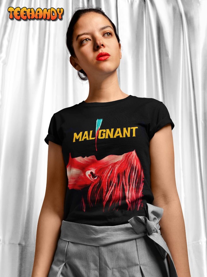 Malignant Movie Poster Style T Shirt, Horror Movie Graphic T Shirt