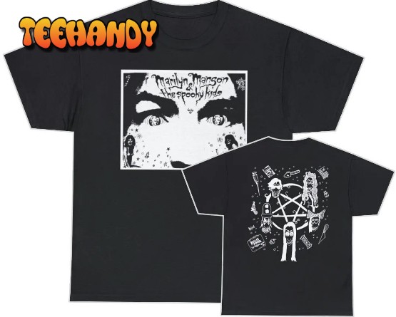 Marilyn Manson And The Spooky Kids Charles Manson Pentagram Band Shirt