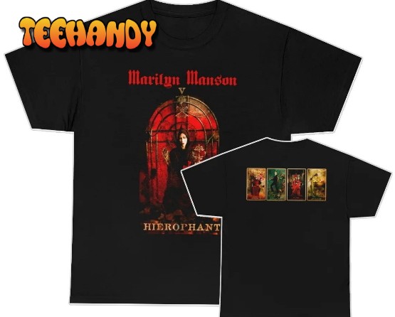 Marilyn Manson Holy Wood Era Tarot Card Shirt