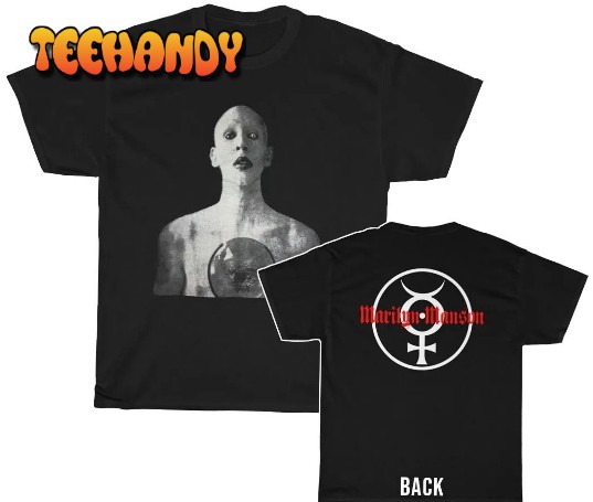 Marilyn Manson Holywood Era Bald Mercury Symbol Shirt