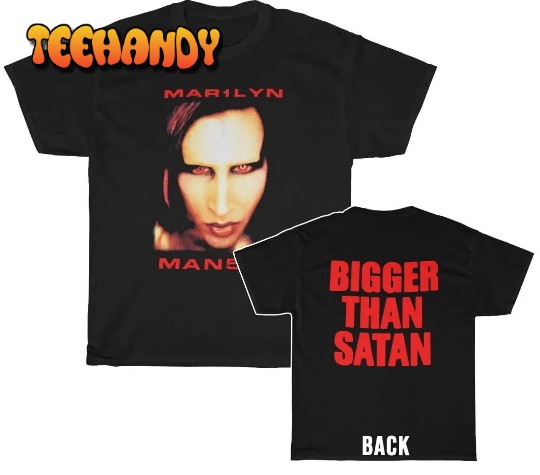 Marilyn Manson Mechanical Animals Era Bigger Than Satan Shirt