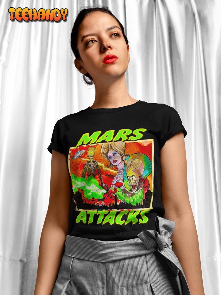 Mars Attacks Soft T-Shirt, Mars Attacks Movie Poster T Shirt