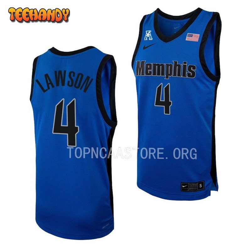 Memphis Tigers Chandler Lawson Blue Replica College Basketball Jersey