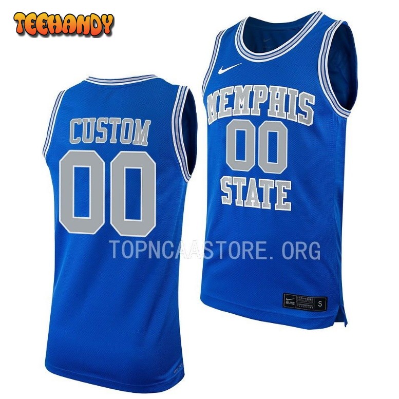 Memphis Tigers Custom 2023 Royal Replica College Basketball Jersey