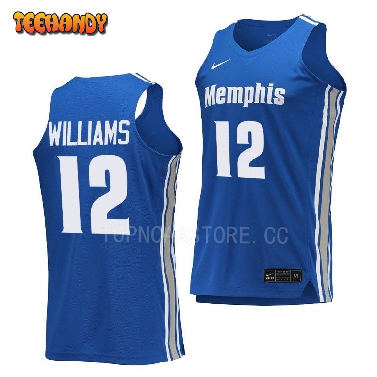 Memphis Tigers DeAndre Williams Blue College Basketball Jersey