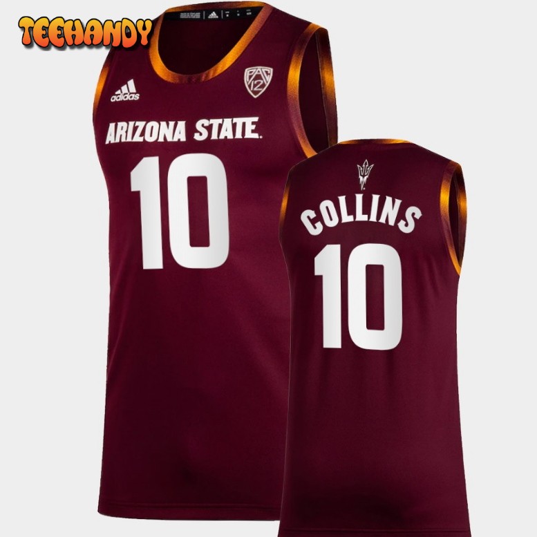 Men’s Arizona State Sun Devils Frankie Collins Maroon Jersey