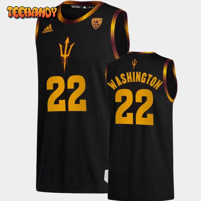 Men’s Arizona State Sun Devils Warren Washington Black Jersey